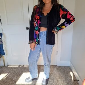Vintage funky cardigan